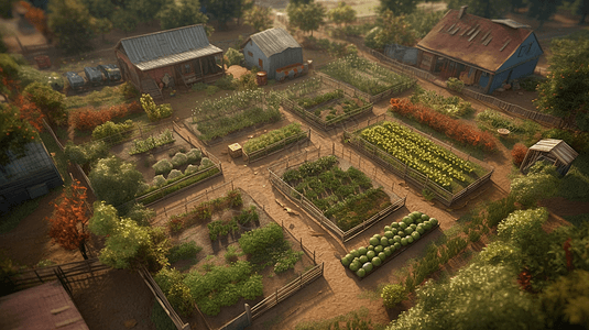 社区农业种植背景图片