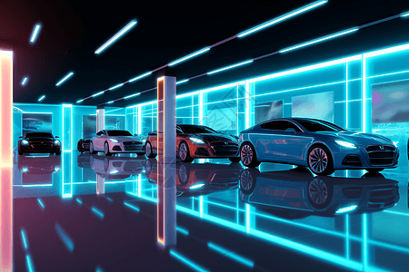 科技,智能未来科技的汽车背景
