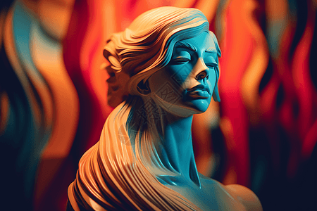 女性艺术雕塑图片