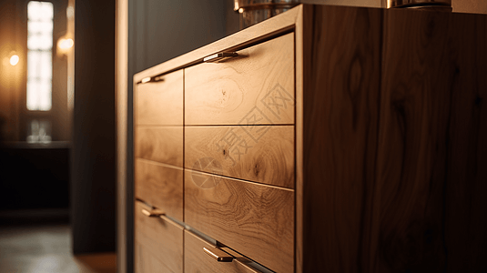 木质橱柜图片