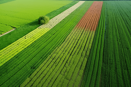 现代农田图片
