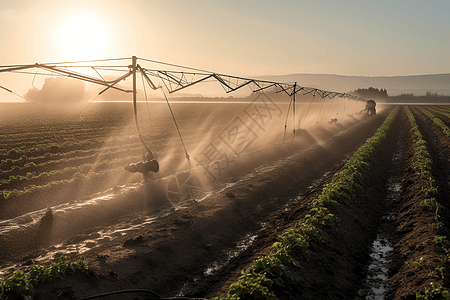 农业自动灌溉系统图片