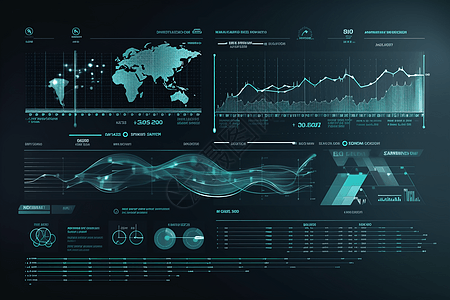 智能商务数据可视化图片