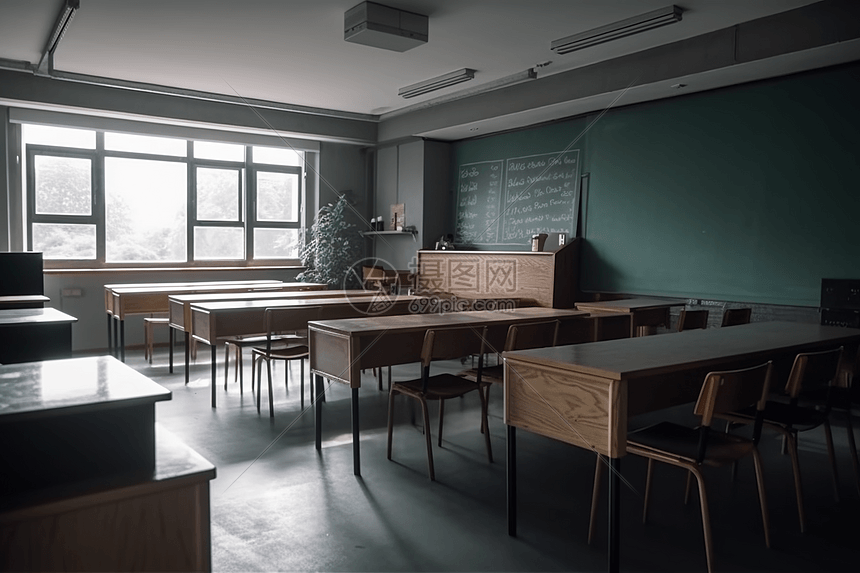 干净学校教室环境高清图片下载-正版图片600026668-摄图网