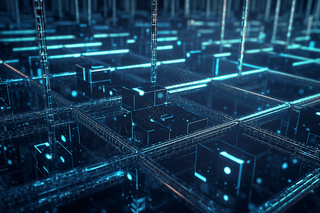 互联网科技区块链图片