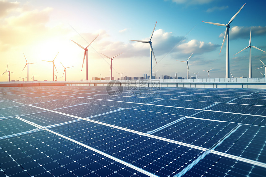 新能源太阳能图片素材-正版创意图片600027374-摄图网