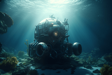 智能水下探索机器人图片