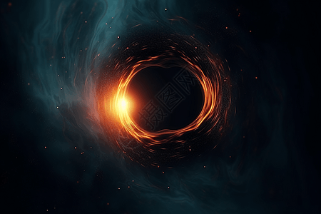 神秘的宇宙黑洞眼图片