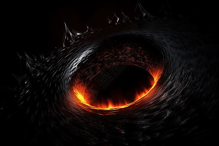 神秘的宇宙黑洞图片