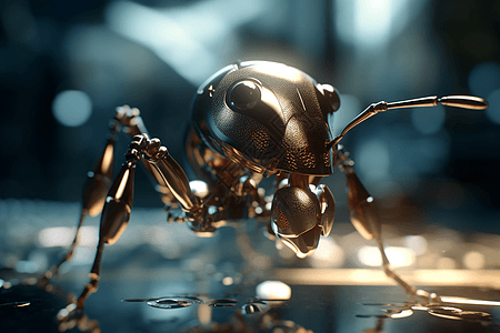 蚂蚁机器人机械蚂蚁素材高清图片