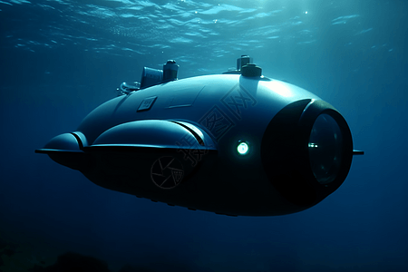 设计很可爱的水下机器人高清图片