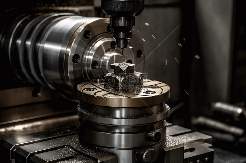 金属铣削加工行业高清图片下载-正版图片600028906-摄图网