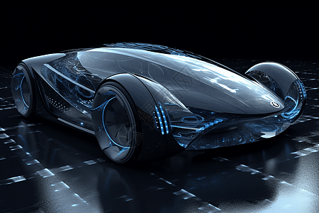 未来新能源电动跑车图片