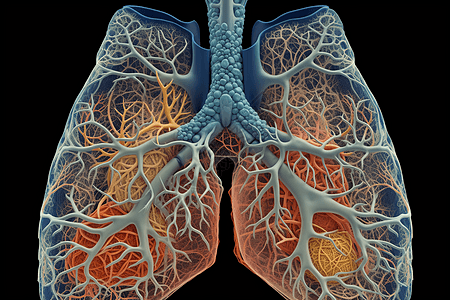 支气管与肺部图片