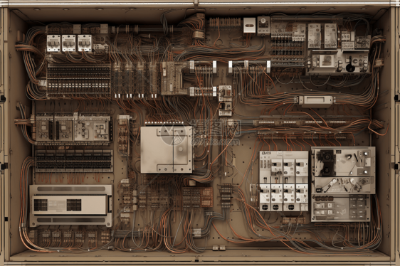 电器系统俯视图图片