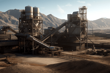 煤炭工厂背景图片