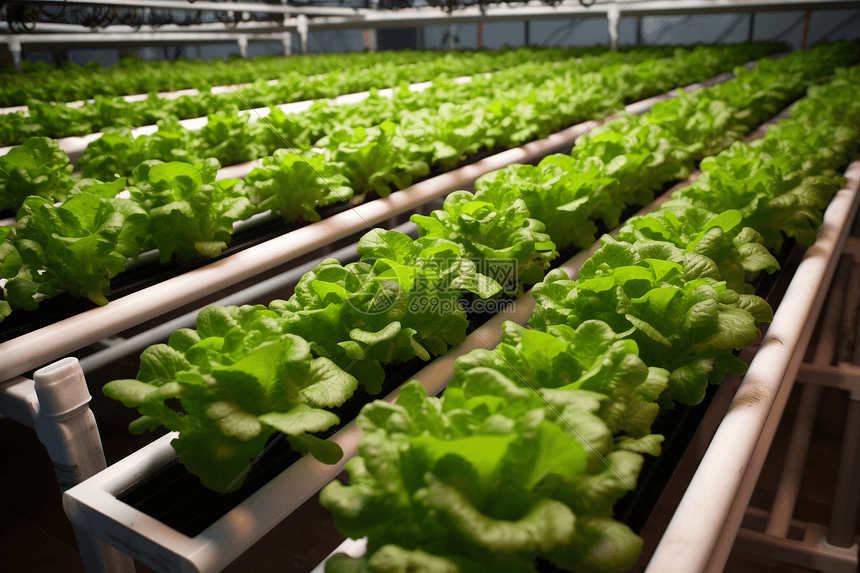 水培系统营养蔬菜图片