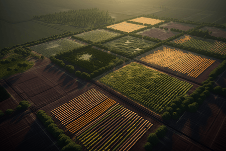 人工智能农业全景图片