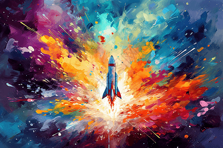 油画高清背景图片科技卫星高清背景图片炽热的行星高清背景图片太空站