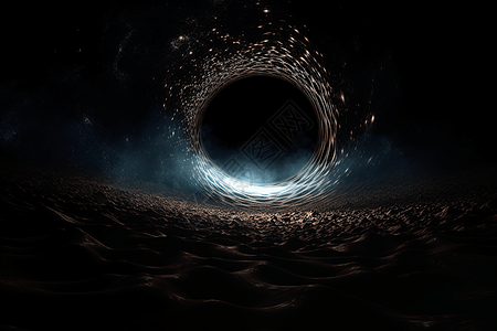 科技感宇宙黑洞图片