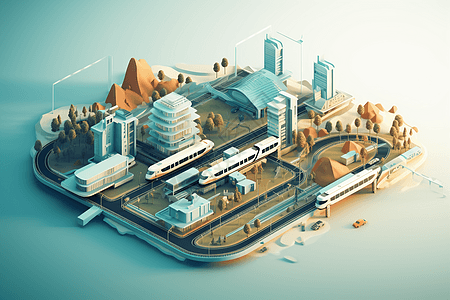 拥堵的城市交通城市交通缩略图设计图片