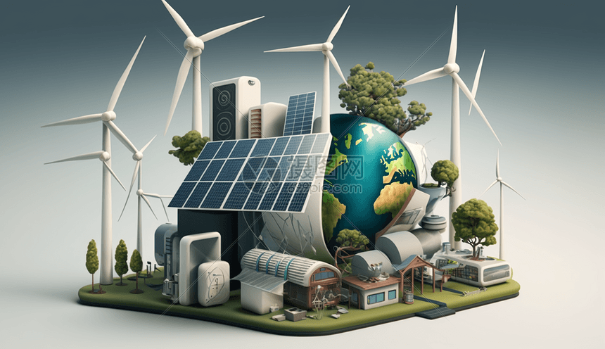 可再生新能源图片素材-正版创意图片600035491-摄图网