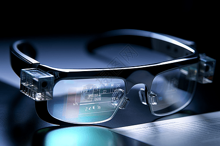 Ar眼睛科技智能眼镜背景