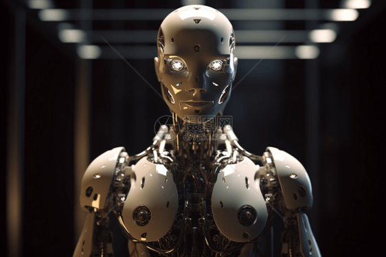 金属人性机器人图片