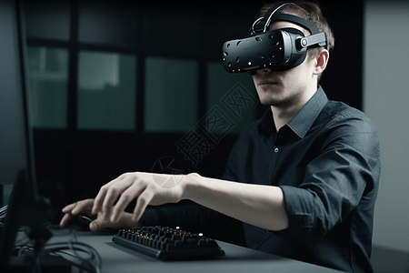 VR眼镜虚拟现实图片