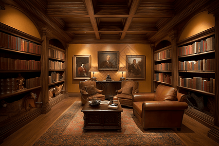 图书馆的休息室图片