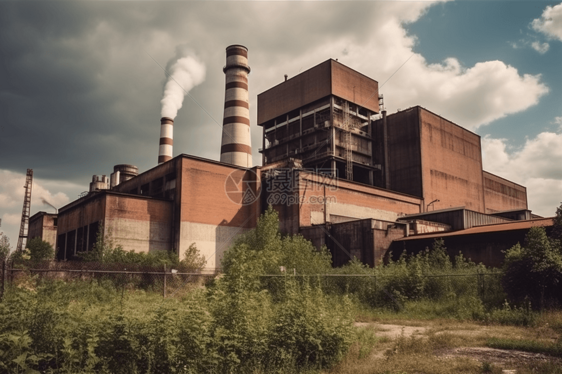 老式燃煤电厂图片