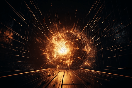 粒子爆炸实验背景图片
