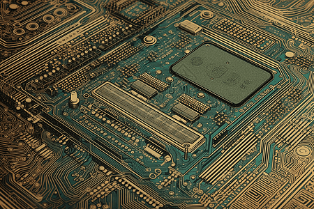 集成电路的绘图图片