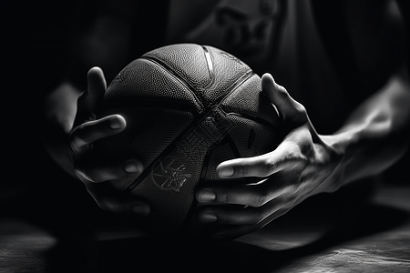 篮球运动员的手背景图片