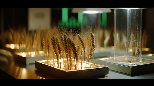 转基因小麦的试验图片