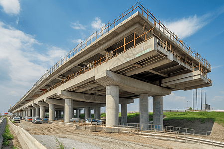 双层结构的公路图片