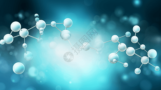 简单分子结构背景图背景图片