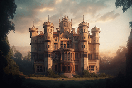 英式建筑城堡图片