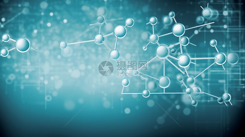 分子结构背景图图片