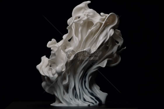 3D液态抽象背景图片