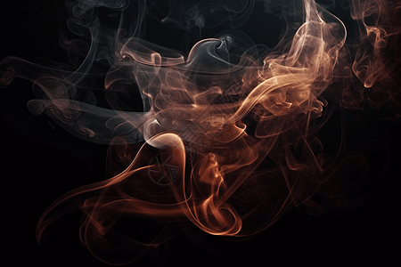 抽象的色彩烟雾背景高清图片