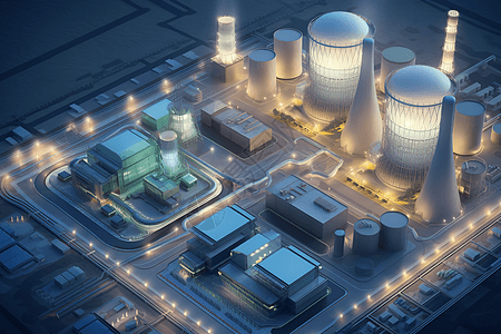 核电站模型图片
