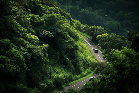 汽车山路驾驶图图片