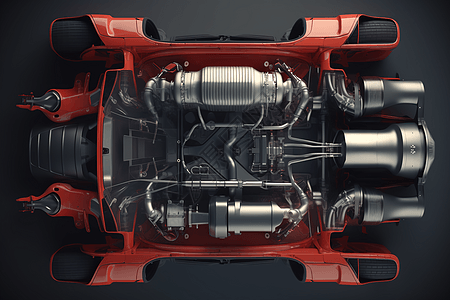 汽车排气装置图片