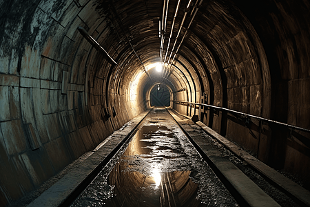 隧道排水系统图片