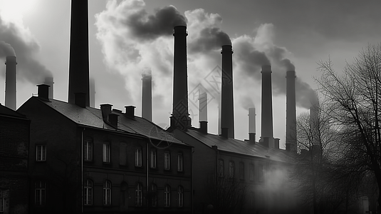 工业工厂污染图片