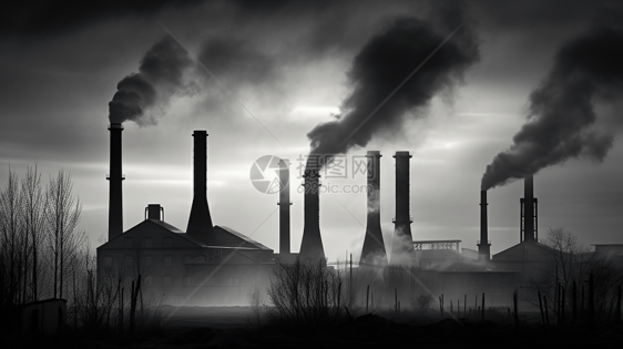 工业的污染图片