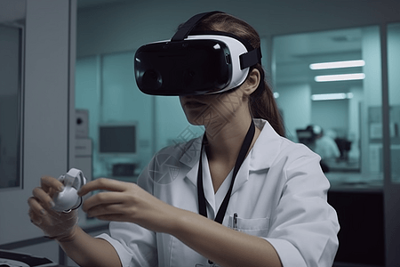 使用VR的医生图片