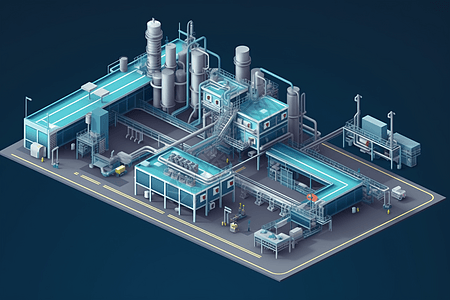 氢燃料工厂图片