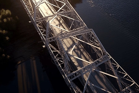 悬索桥的桥面图片